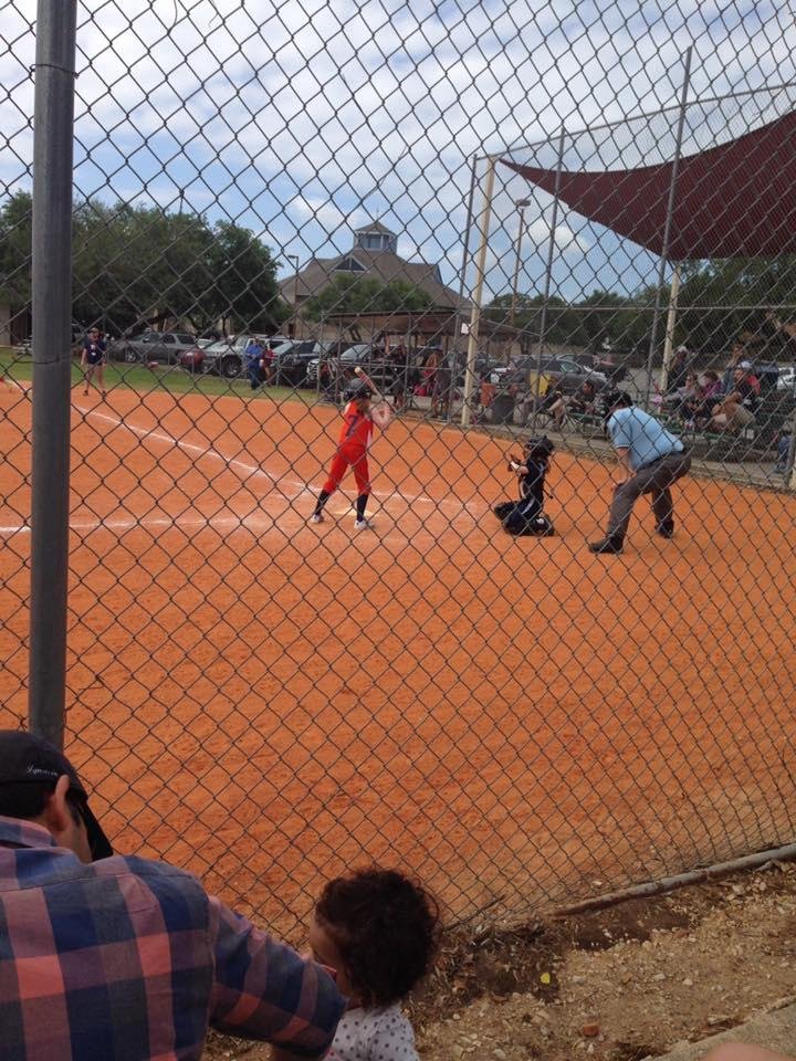 Kenzie at bat!
