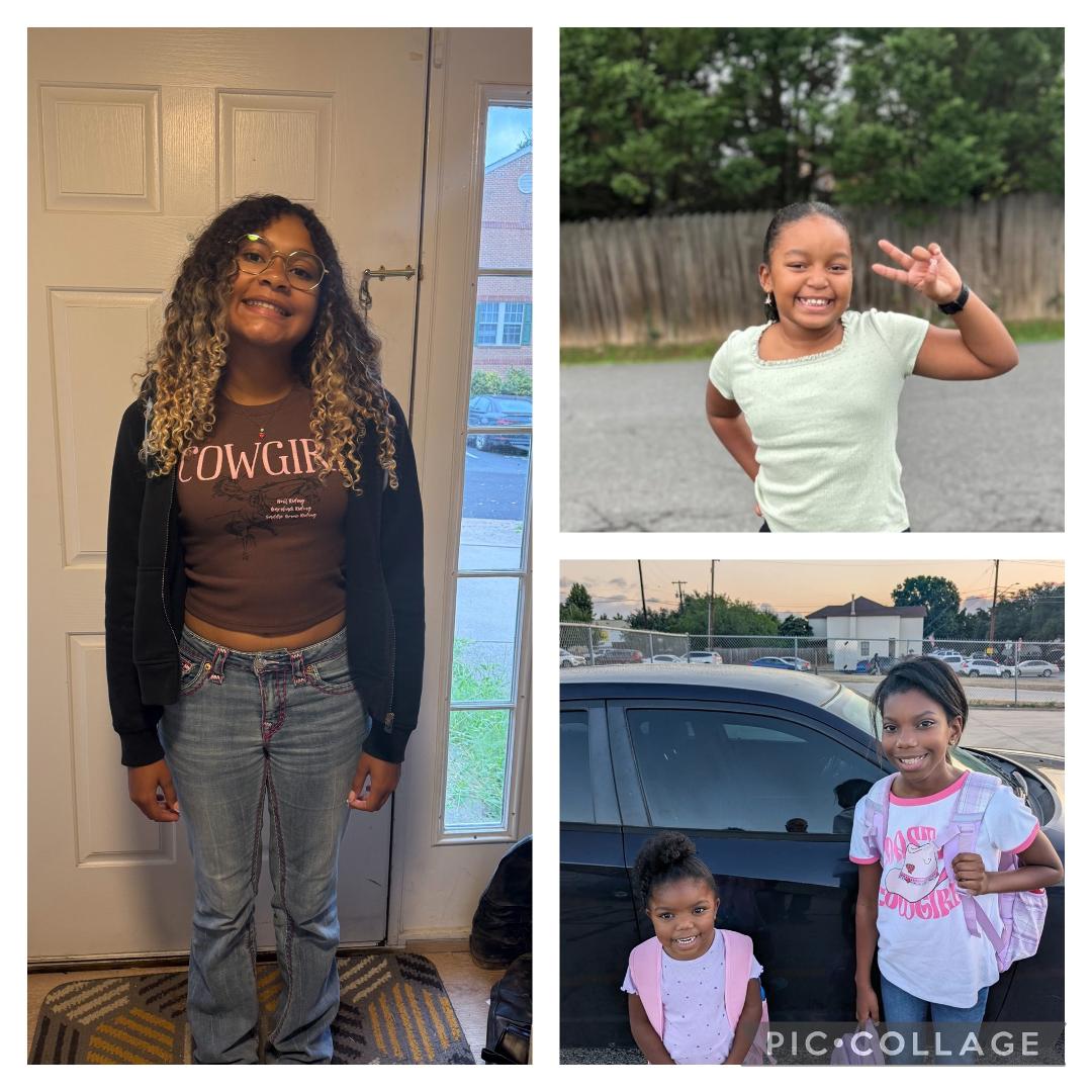 Look at Pop-Pop's babies, all have started school. God bless you and have a great year. I love you 😍 💗 💛