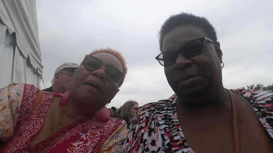 Lu Porter and Lana Burton enjoying the activities in DC for the Smiths onion opening.