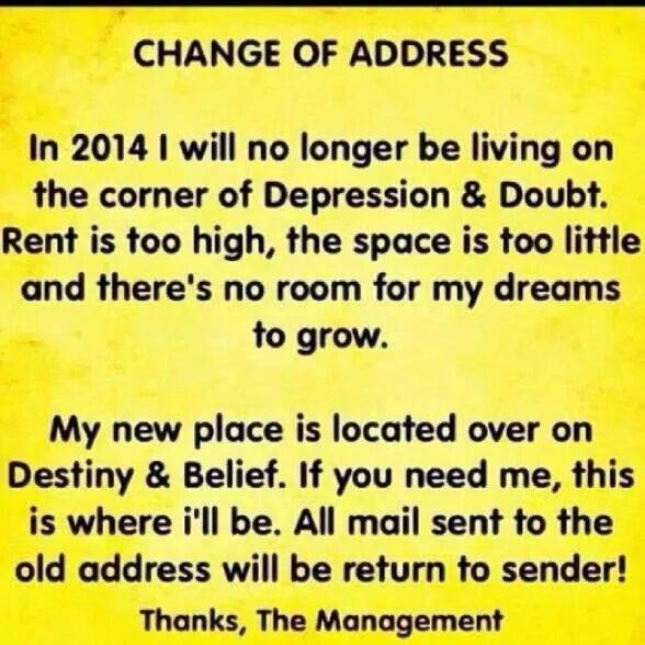 My Address Changed!