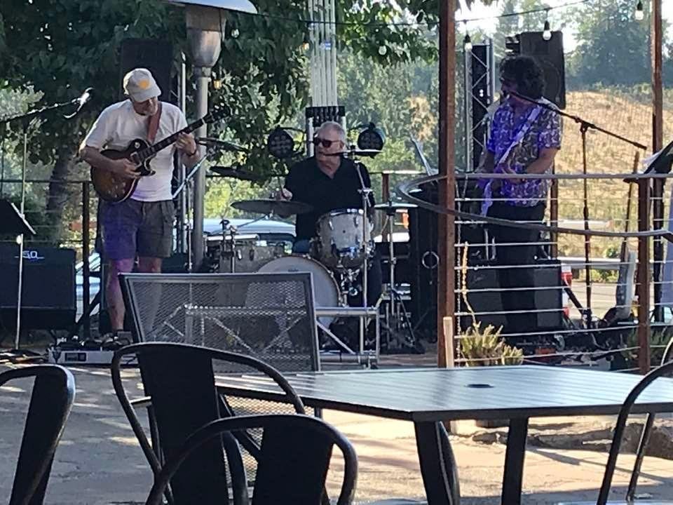 Watching our friend Steve’s band at Hwy 50 Brewery: Dr. Rock & the Stuff.