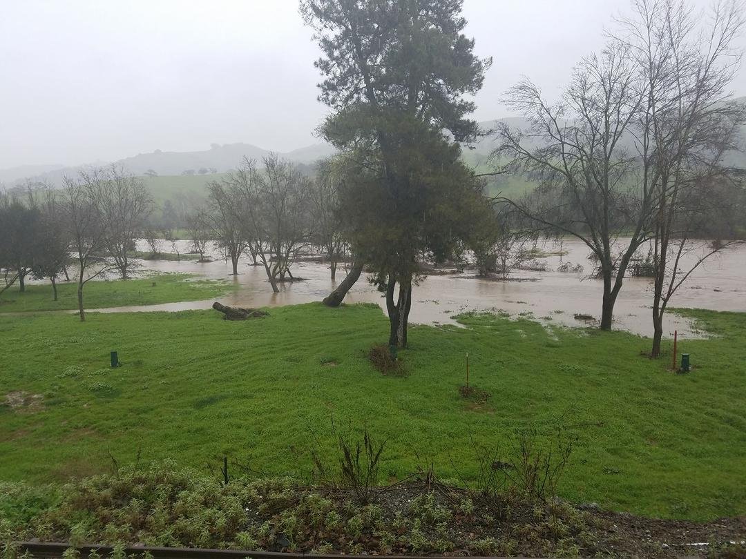 Flood alert just sounded. 10:15.