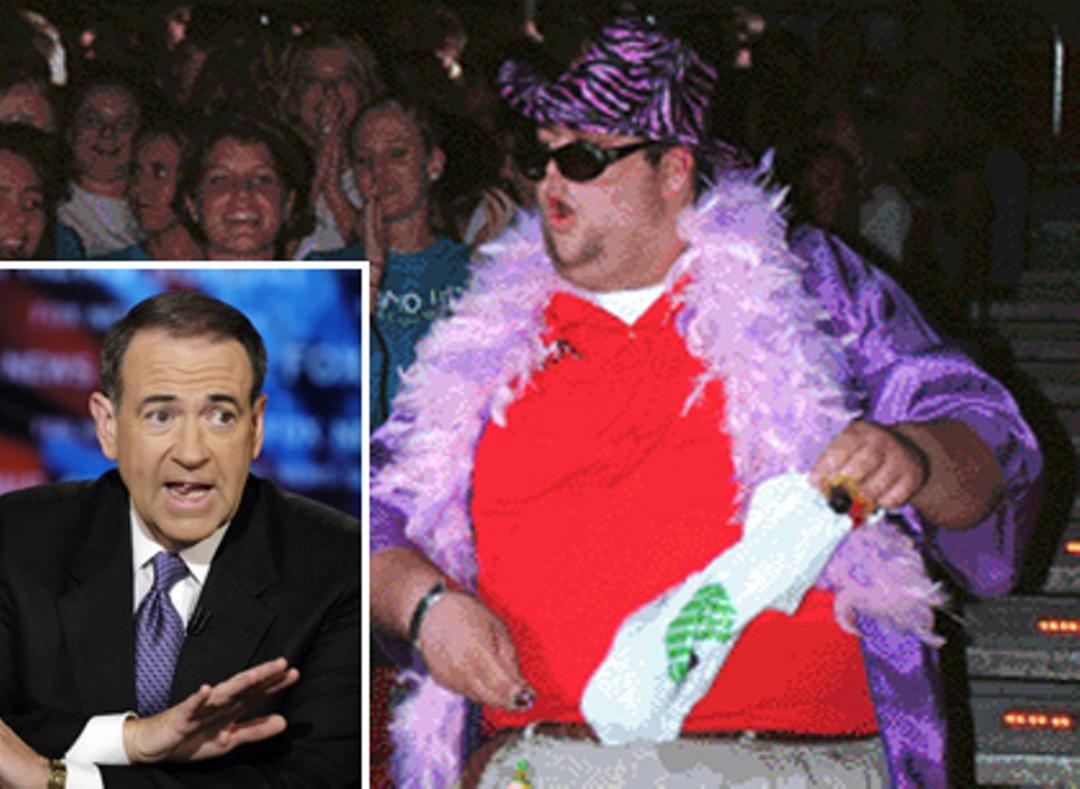 Mike Huckabee recently suggested that protesters in Ferguson should " Get off the couch and serve your country against a real enemy, ISIS." This is great Mike, advise Mike, coming from you, you evangelical huckster and frau