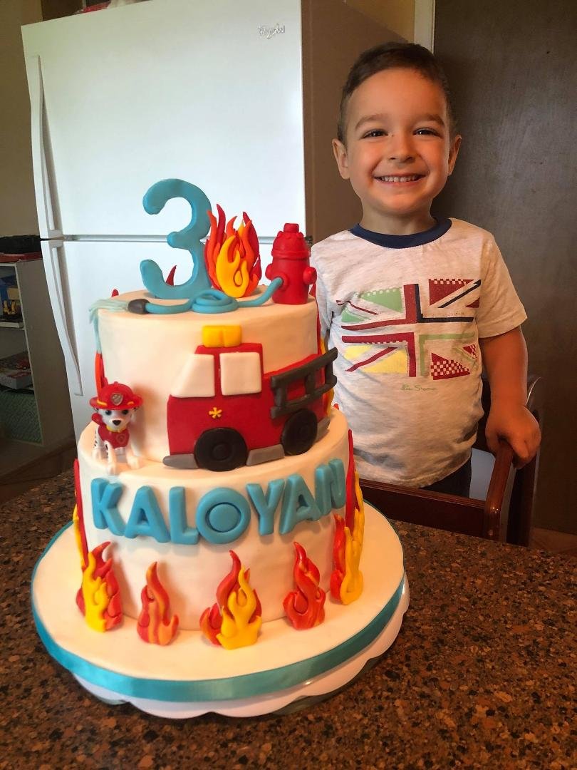 Oh me .... someone is three! Happy Birthday Kal!