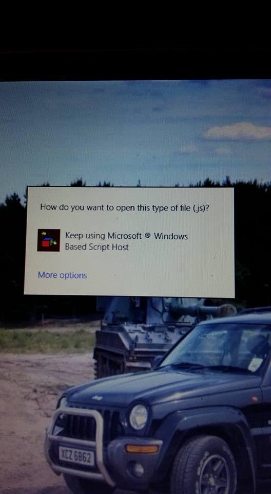 What is this that keeps coming up on my screen on my lappy then goes off after about 5 mins