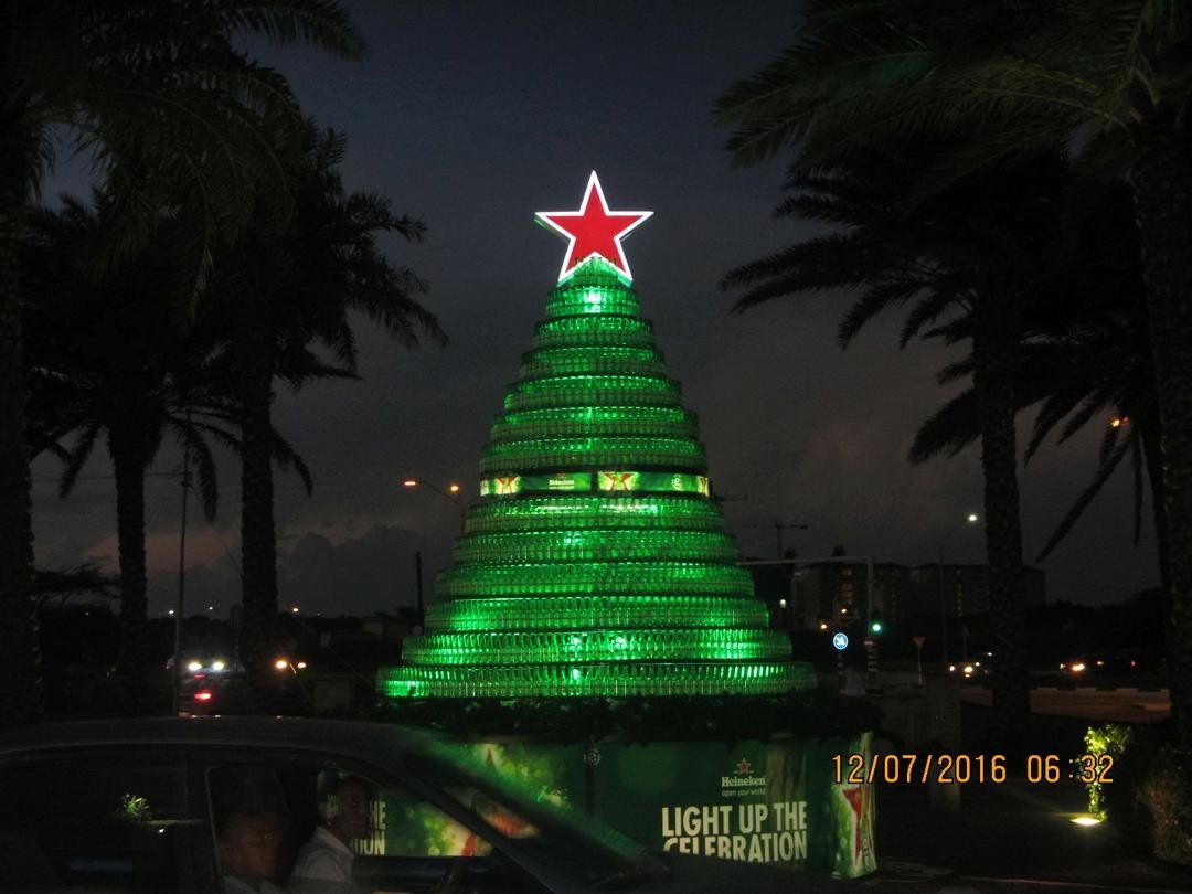 beer bottle tree