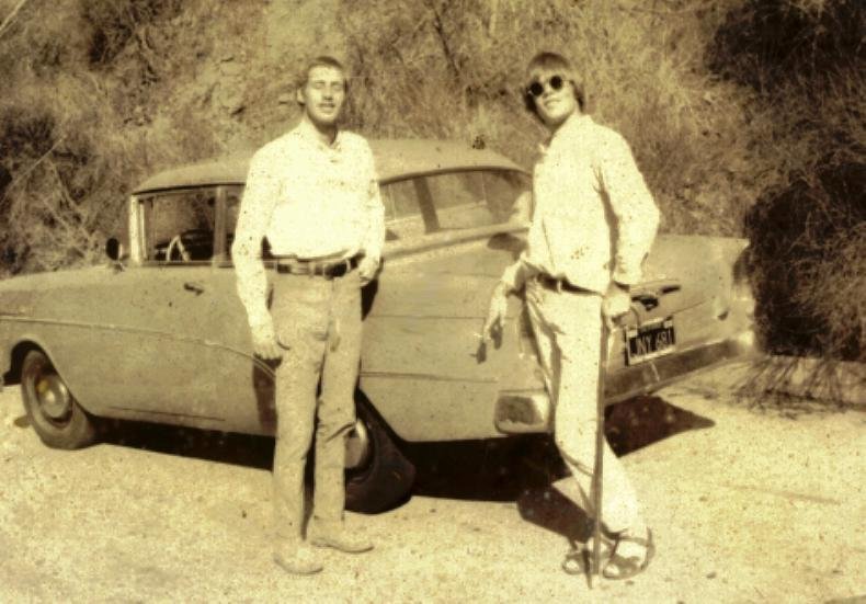 TBT..1967 Tommy Greendale and me looking for action.