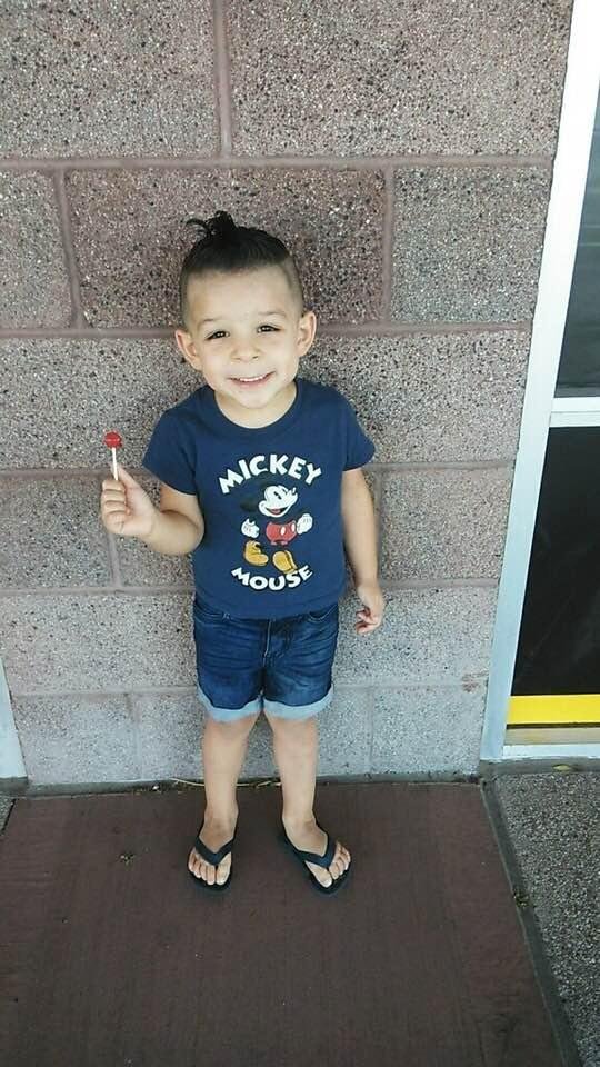 Grandpa’s Boy ! Julian Rey! So cute w/ his new hair cut 4 B-Day # 3 on 7-3! Miss him so much! 💟👌