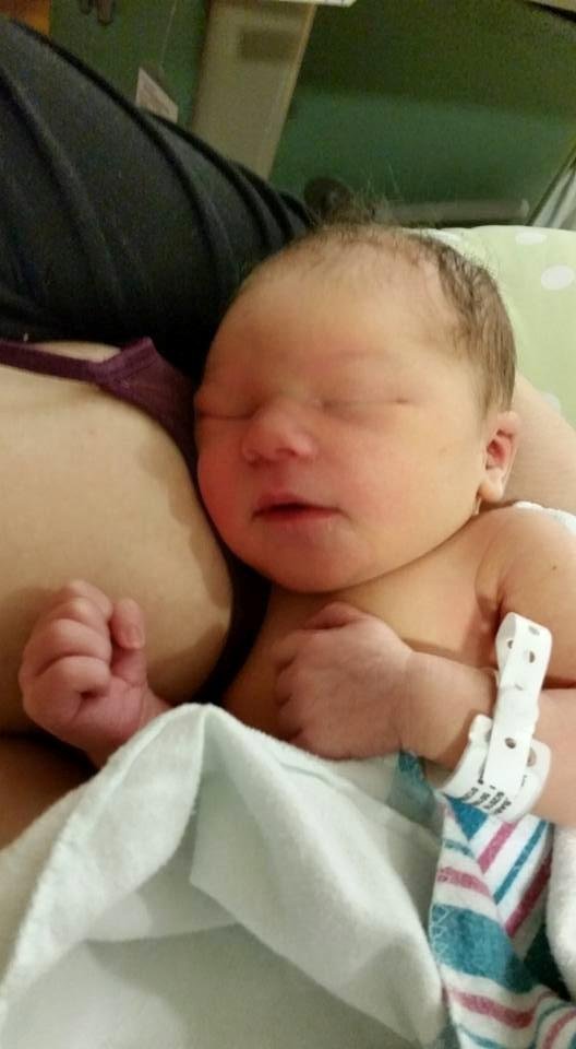 My brand new grandson, Jackson Helf, 1 day old.