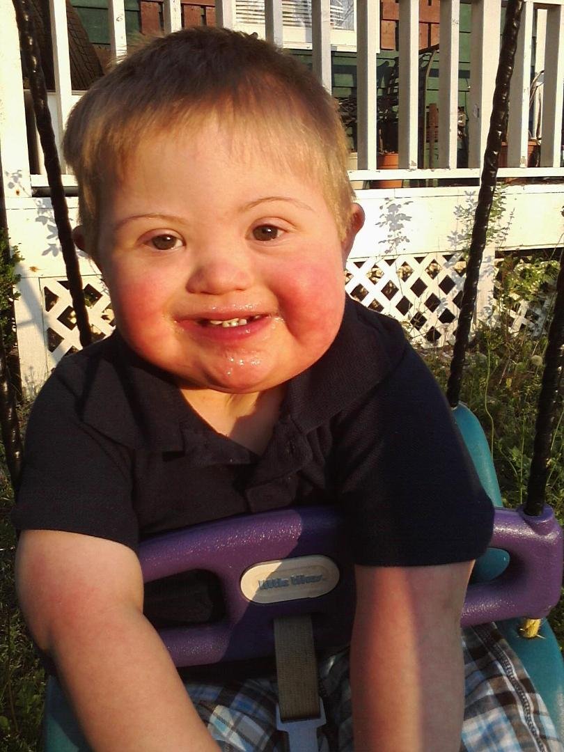 World Down syndrome Day%21 Who would want to exclude this little boy from anything the world has to offer%3F