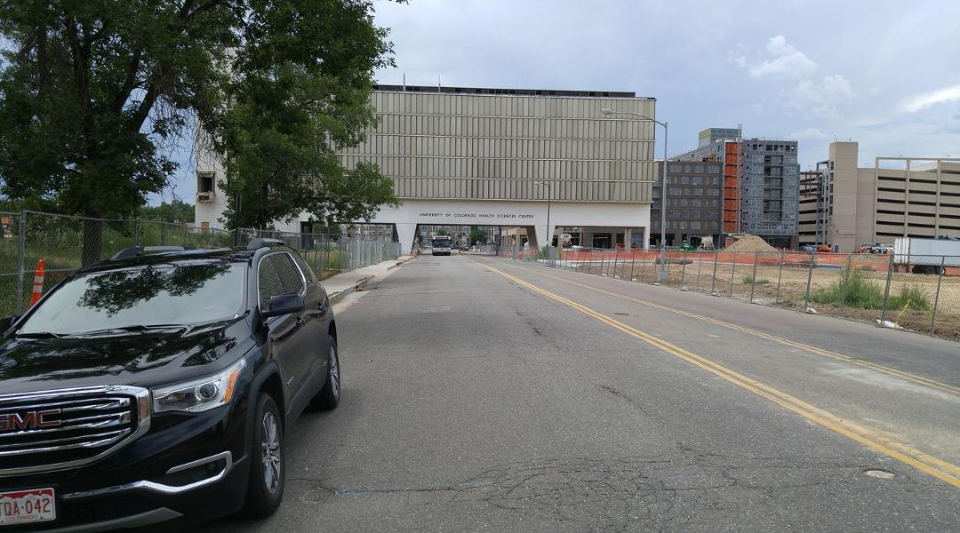 Residual remembrances of Colorado General Hospital. Now in New location and new facilities.