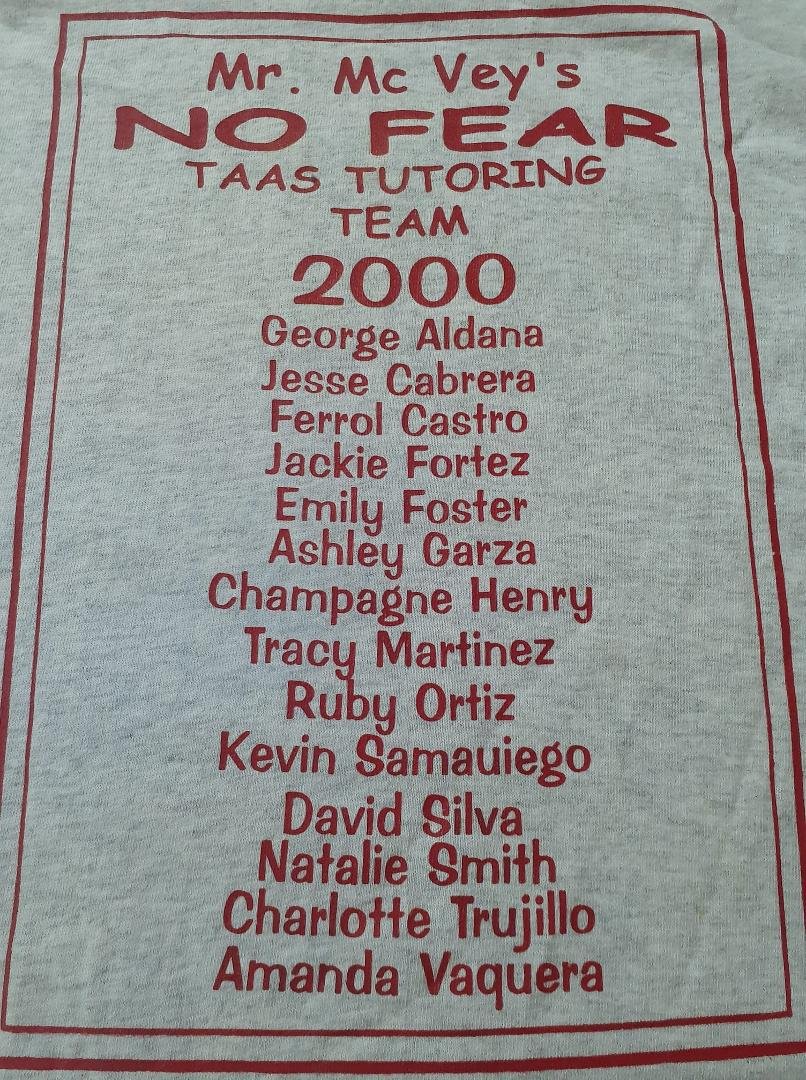 A career in T-shirts and a hat.
Volume II: The Royalgate years (1990-2006)
May 2000
