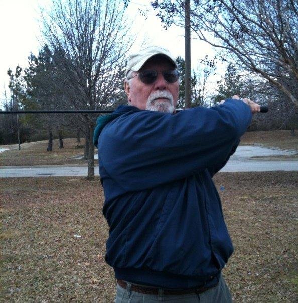 Hitting'em at Colonial in the cold..