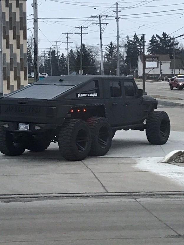 Thinking this could be my new commuting vehicle through Cleveland.....
Is it me? I really just want to blend in.....