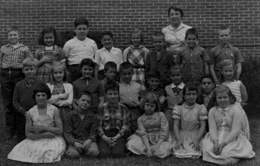 The last class I have..Owen Mead's... guessing 1960 Mrs. Brennan at Broad River school