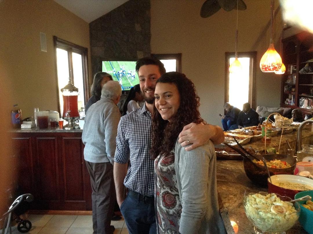 Well, I finally get to meet Sabrina's husband.