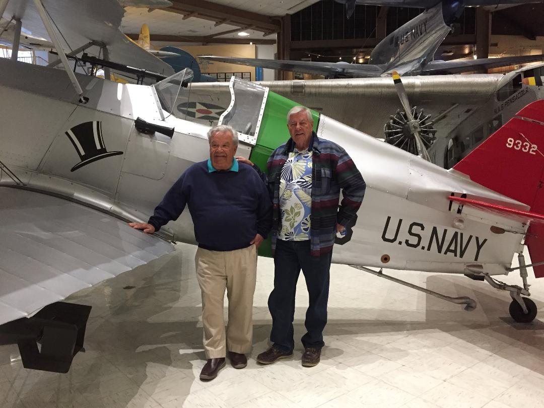 Not just brothers in fashion but brothers in flight. At NAS Pensacola.