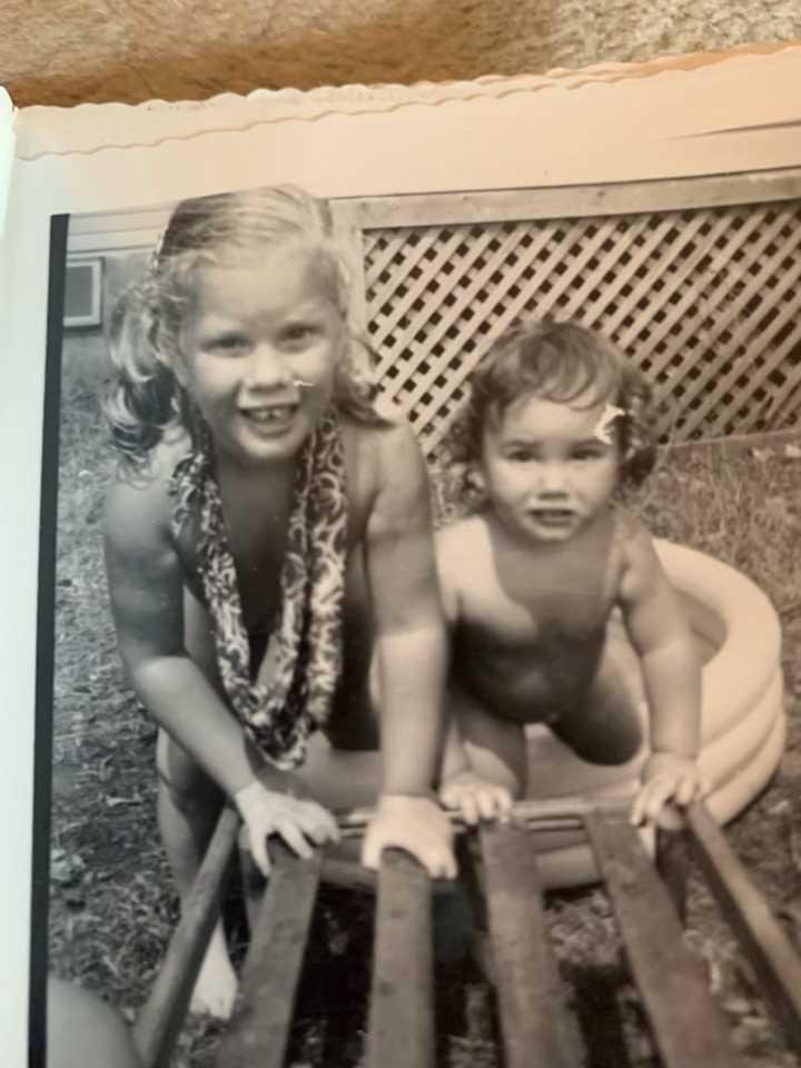 Me and Joyce many summers ago.