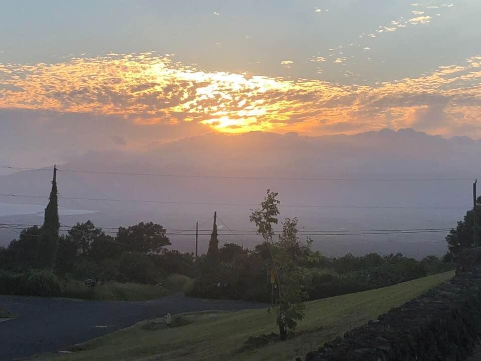 Sunday sunset from Kula