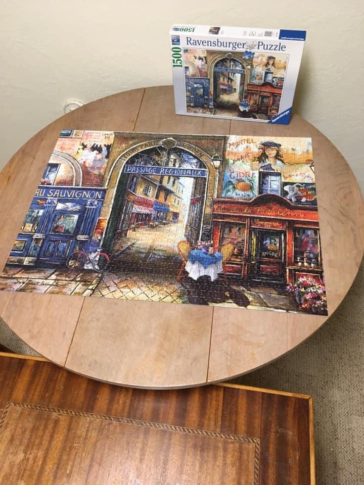 1500 piece, well it turned out to be 1499 done!