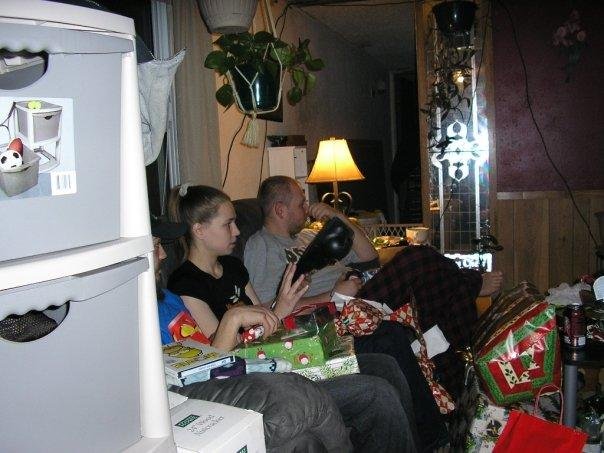 Sam, Jeremy at Christmas '07
