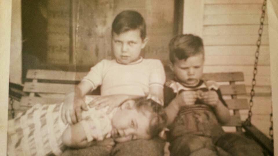 Little sister Ann brother Fallis and John