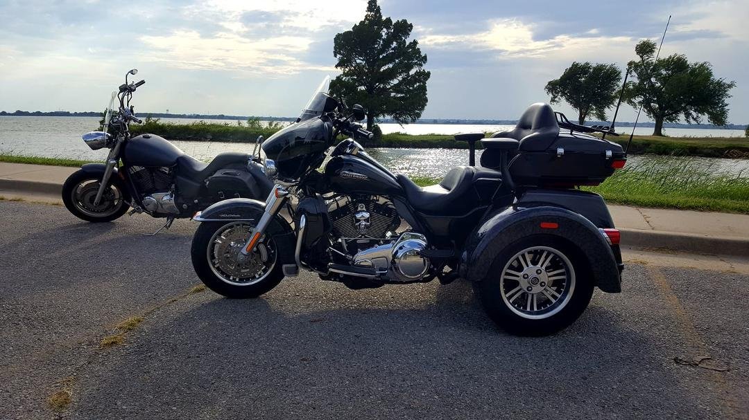 Enjoyed my week being back home. Spent alot of time with the my kids and grands. Spent 2 days hanging with my daughter!! We needed that.  Got in some good riding this week &  got to ride with my son yesterday!  Now I guess 