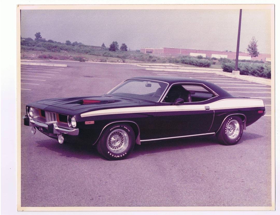 My new 1973 Cuda', 340, 4 spd.