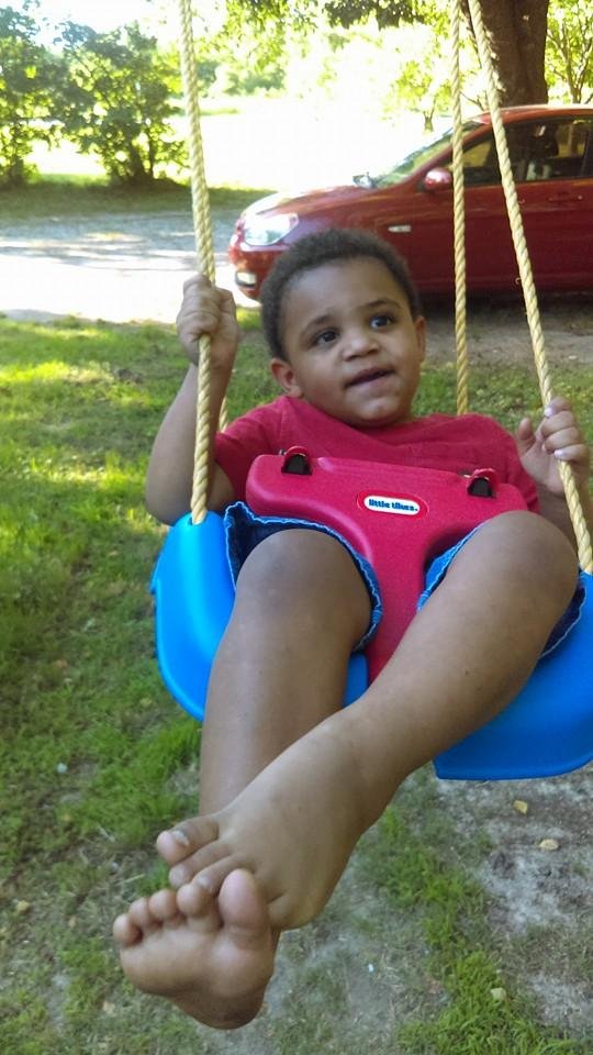 My grandson Braxton.