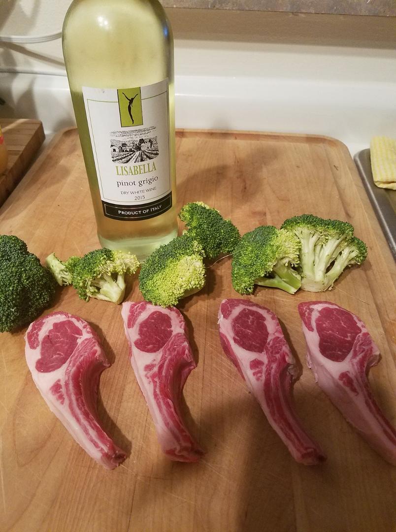 These New Zeland lamb chops were
 D e l i c i o u s !!