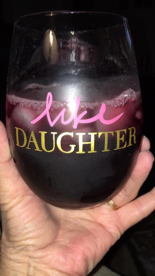 Thank you for my glass! I have to give you "Like Mother". Love it!!!