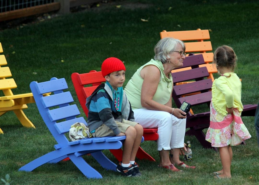 Talking croquet with Gramma