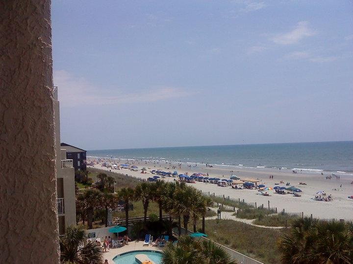 View from our 5th floor balcony