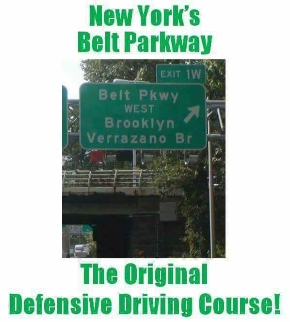 Light the joint at 69th, get off at 99th and head to the diner . . . I think my car always drove the Belt on auto . . .