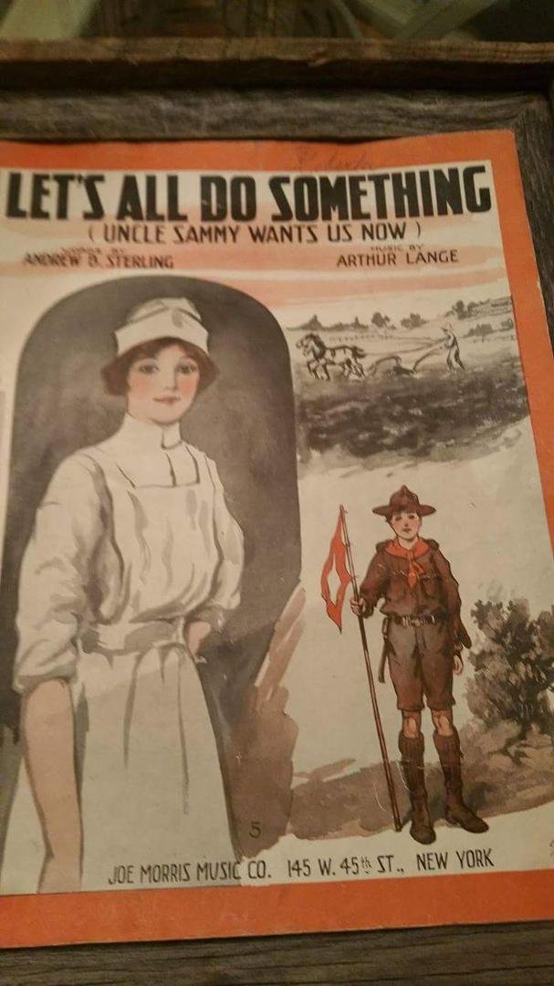 WWI poster. I ordered from ETSY. Wish ETSY had been available when I taught American History!