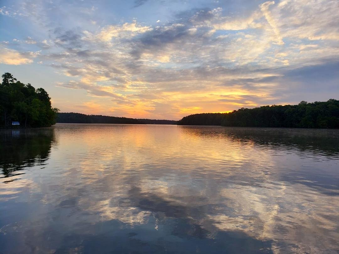 Sunrise at Hyco Lake