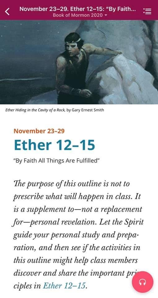 Sunday School Message