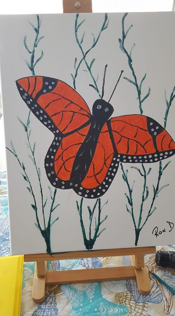 bad art by ron d # 33
baby monarch.