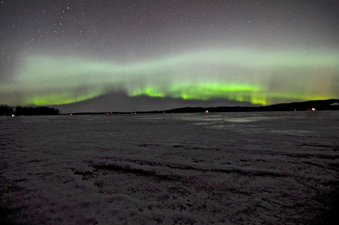Northern Lights over Lake Leelanau