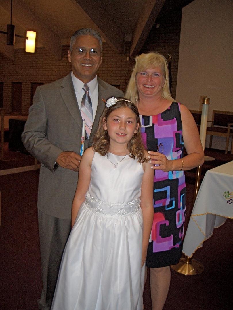 Katie with her Godparents 5-22-11