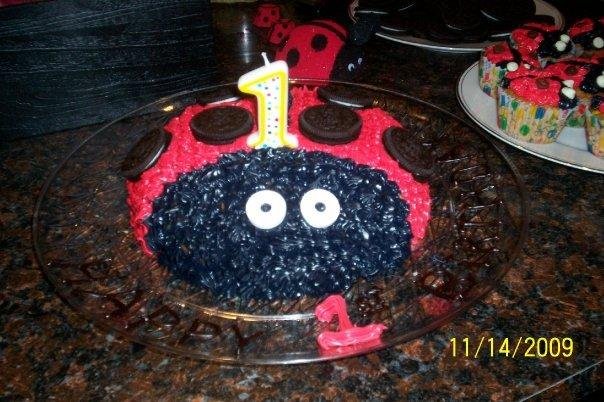 The birthday cake (Ladybug)