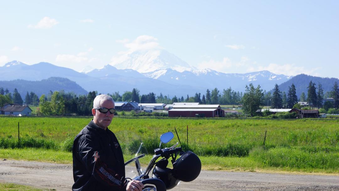 Enumclaw, WA - Mt. Rainier in the background.