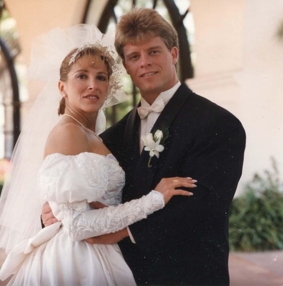 Today is a "very" special day for two people I love "from the moon and back". It is the 26th Wedding Anniversary for my oldest son, John, and his "beautiful" wife Francine. . . Have a day of love and remembrance. . . you b