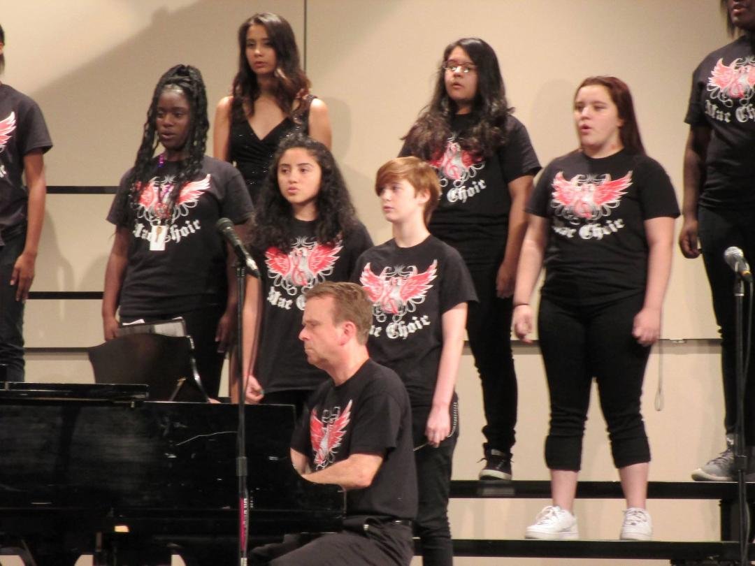 Enjoyed listening to the MacArthur Choir sing tonoght.