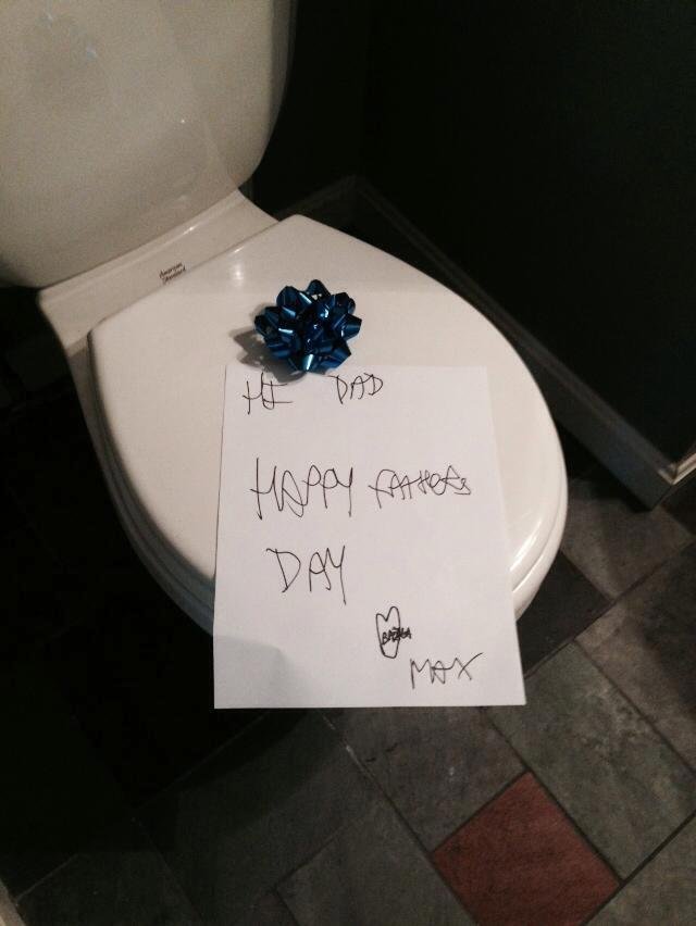 We just came home from The Red Lion Inn..Max has MY sick sense of humor..
