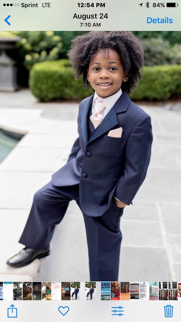 My little nephew ready for GQ