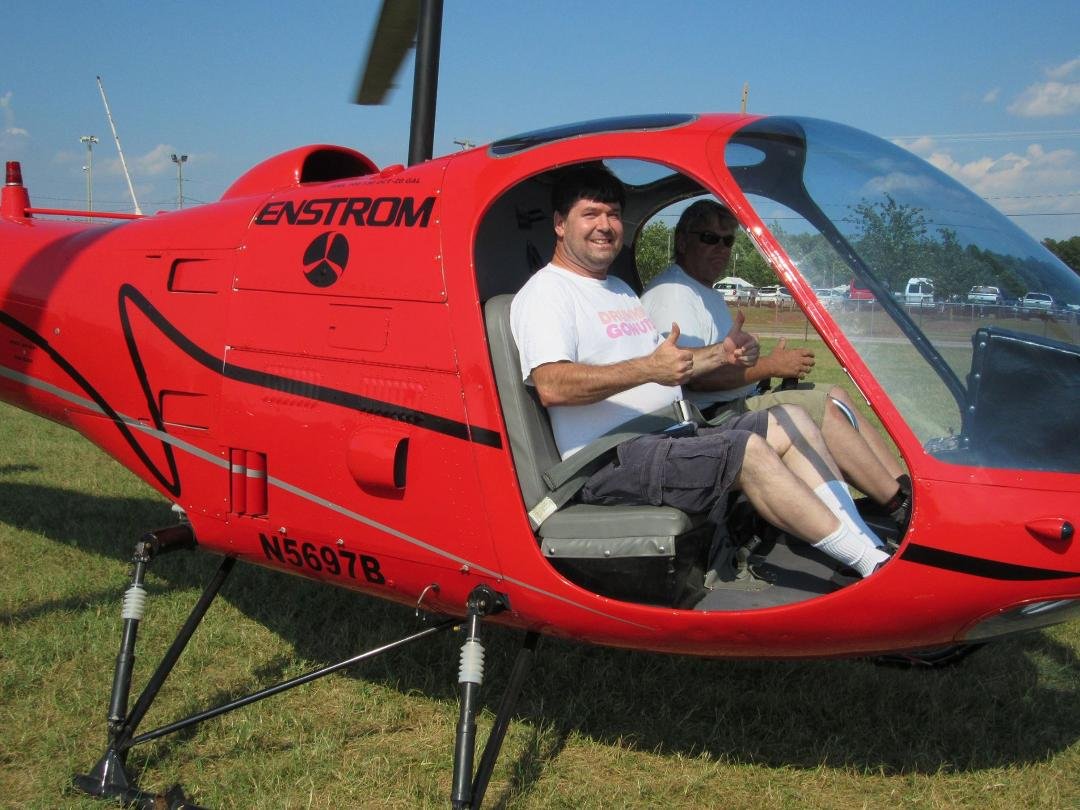 Me going for a  Helicopter Ride down at the Delaware State Fair last month.