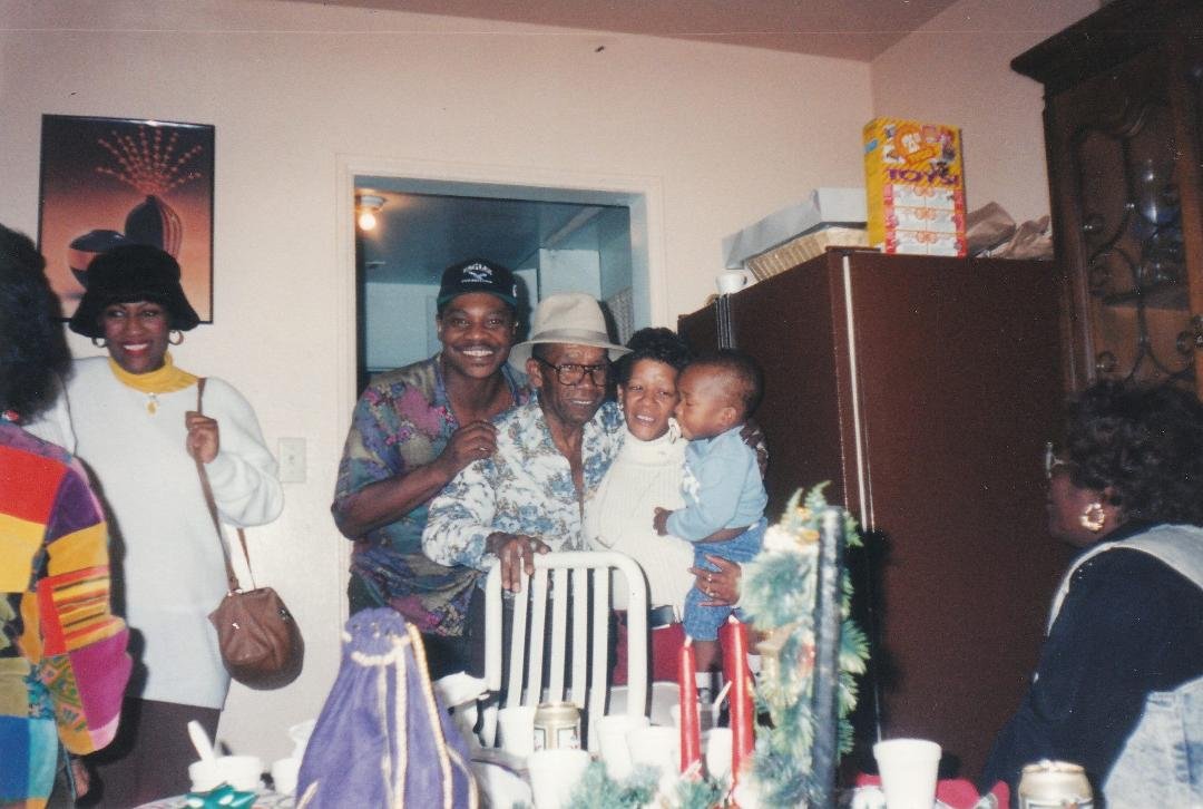 Throwback My Father , sister Jackie, Brother-in-Law Morgan and Nephew Little Eddie