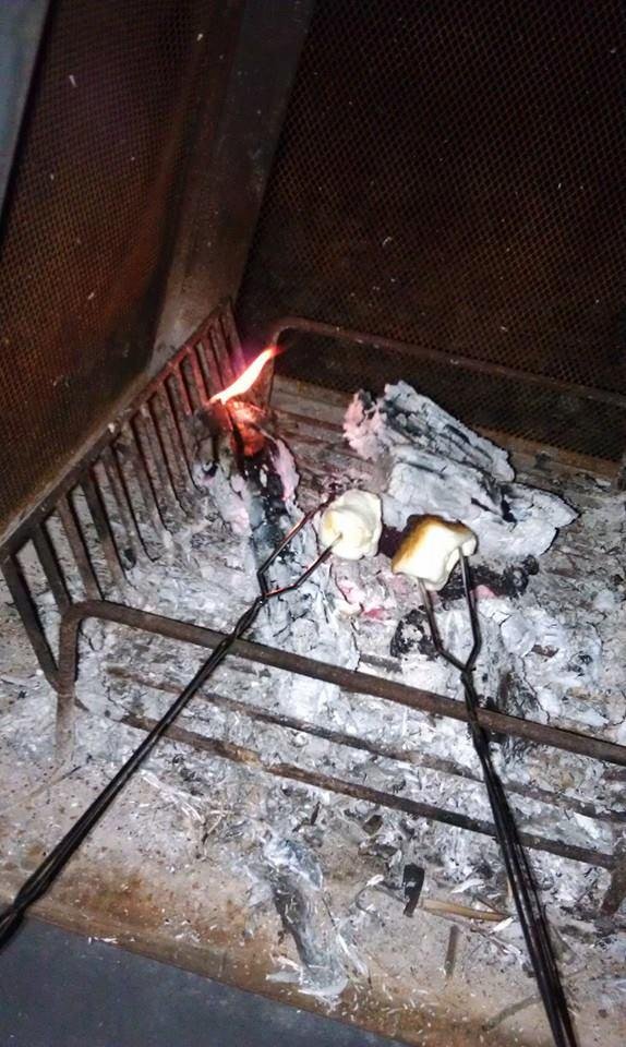 Mmmm... marshmallows and Rum punch by the camp fire