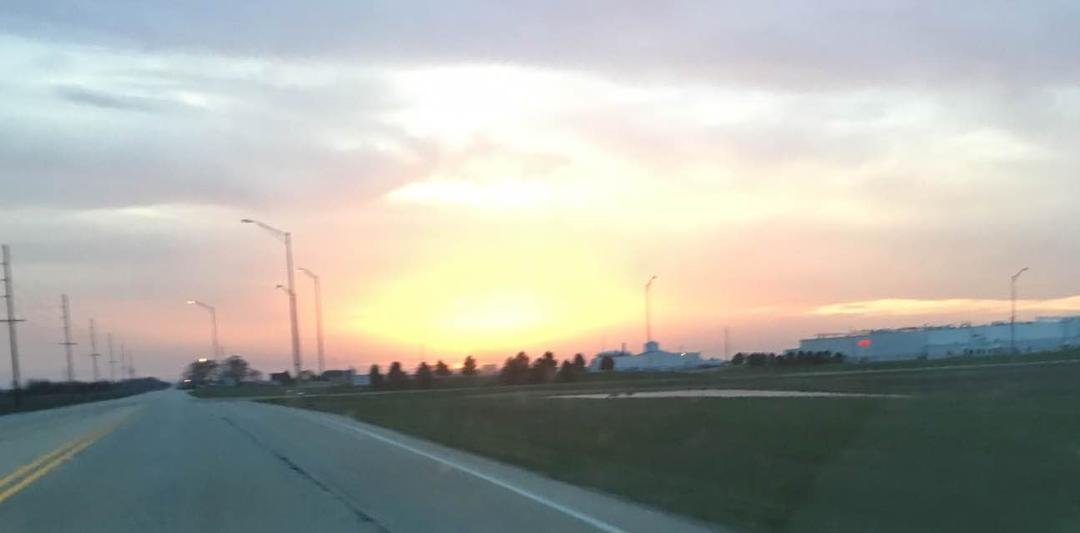 7:26pm pretty sunset